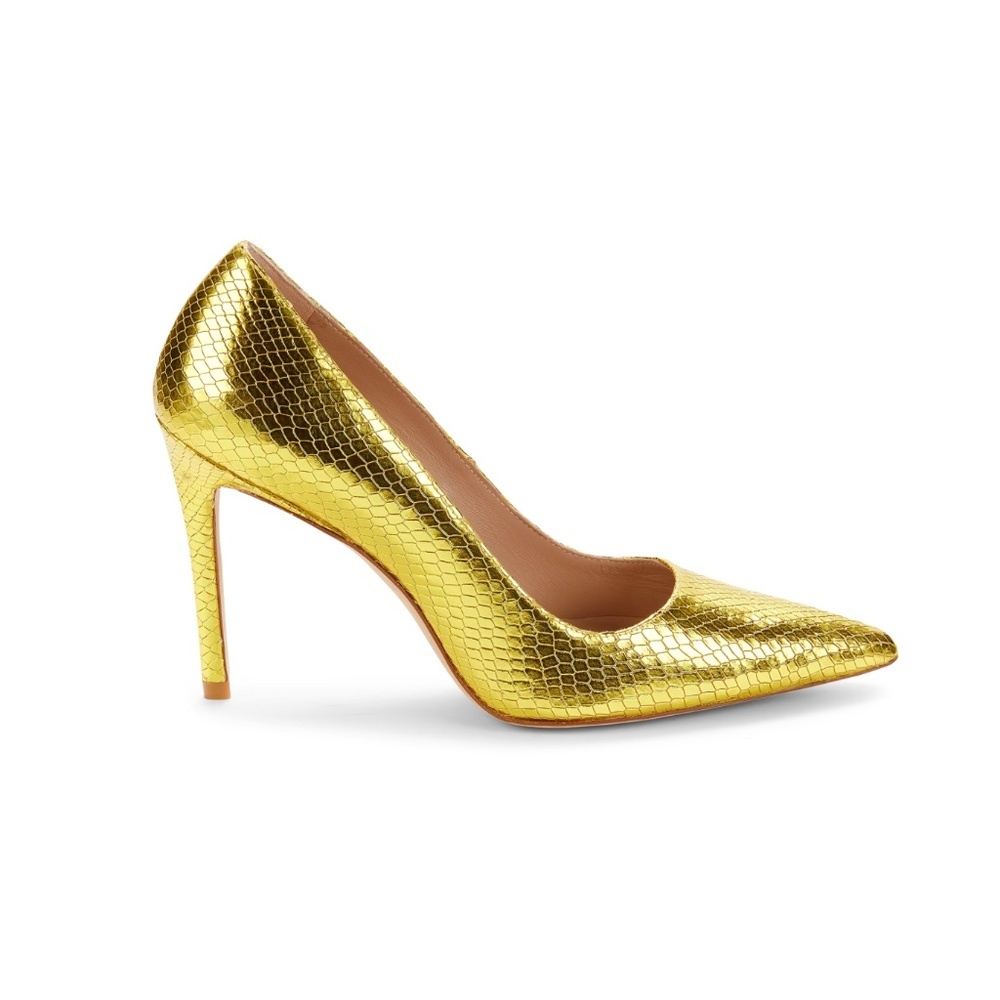 Stuart Weitzman Snakeskin Embossed Pumps Size 5.5